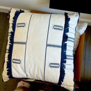 Selling two decorative pillows from west elm.